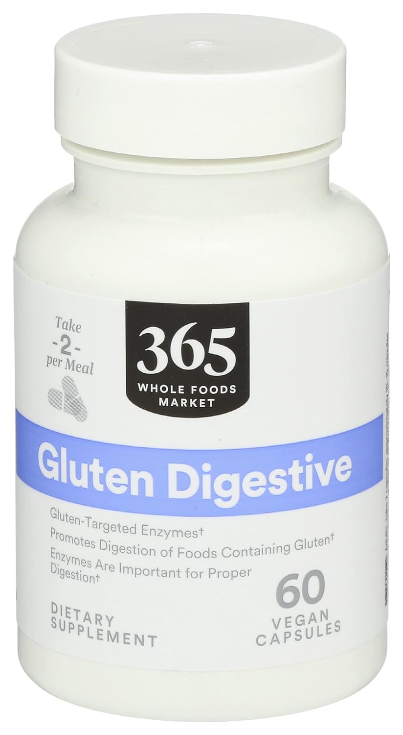 Suplemento enzimas digestivas de gluten 60 unidades