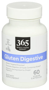 Suplemento enzimas digestivas de gluten 60 unidades