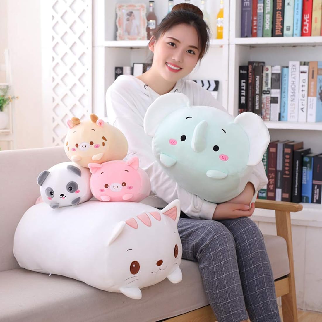 Peluche de 23.6 pulgadas de caricatura de animal