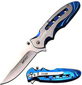 Cuchillo de bolsillo azul para regalo día padre