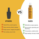 Spray de purpurina brillante corporal Pjordo