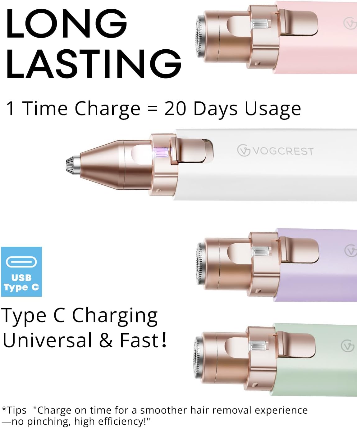 Depilador Facial 2 en 1: Afeitadora y Recortadora de Cejas