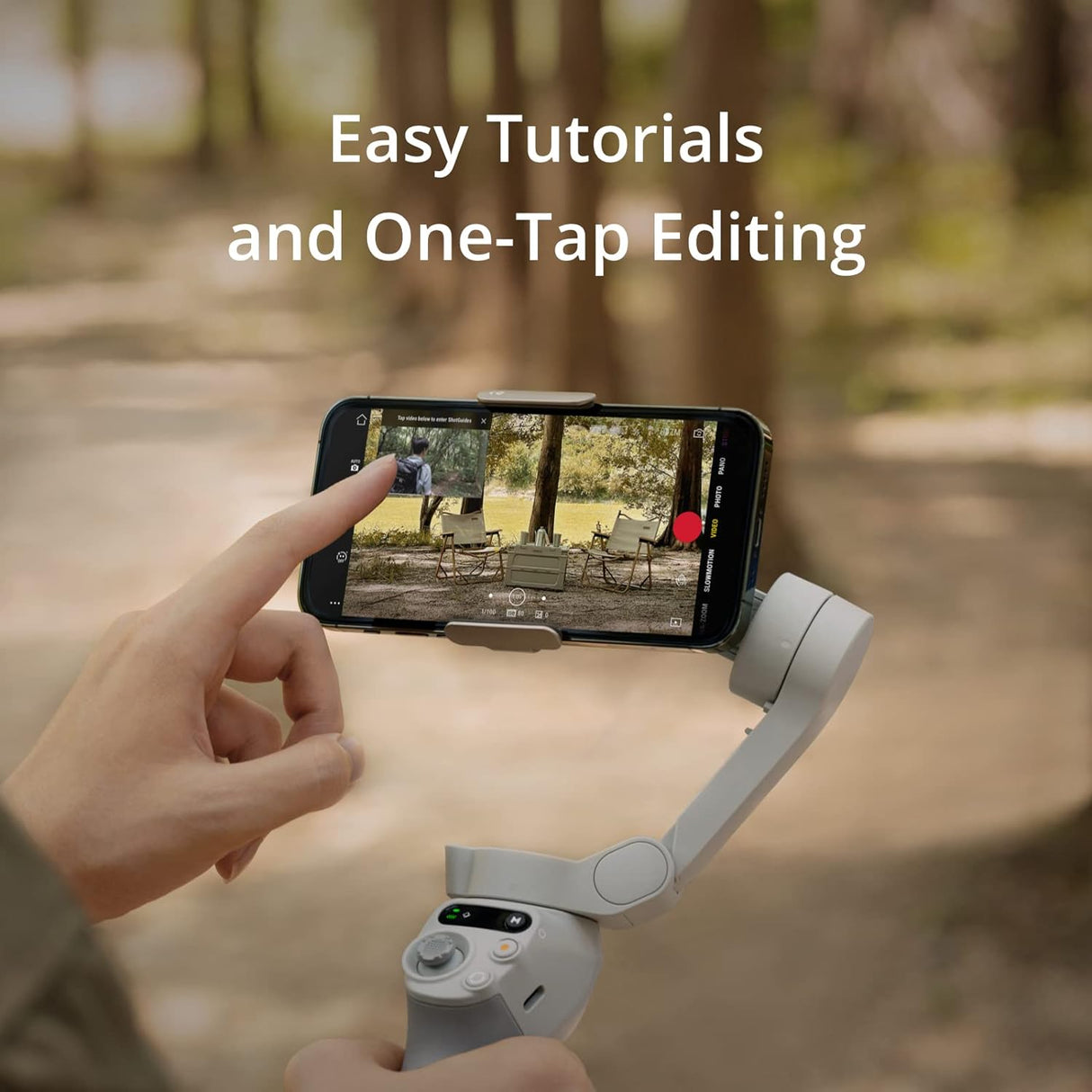 Gimbal DJI Osmo Mobile SE, 3 ejes, portátil, para smartphones