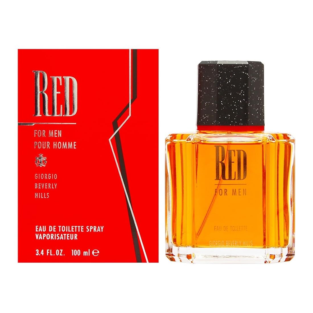 Colonia para hombre color rojo Eau de Toilette EDT