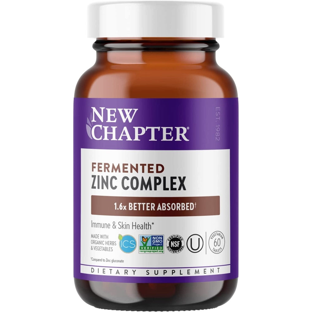 Suplementos Alimenticios de zinc  fermentado  60 unidades
