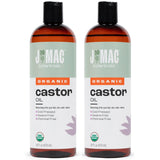 Aceite de ricino orgánico, prensado en frío J MAC BOTANICALS