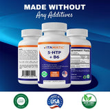 Vitamatic 5-HTP 200mg con B6 - 240 Cápsulas Vegetarianas