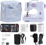 Mini Máquina de Coser para Niños, 12 Puntadas, Kit Incluido