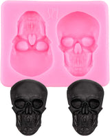 Molde de Silicona Cabeza de Esqueleto para Decoración de Pasteles