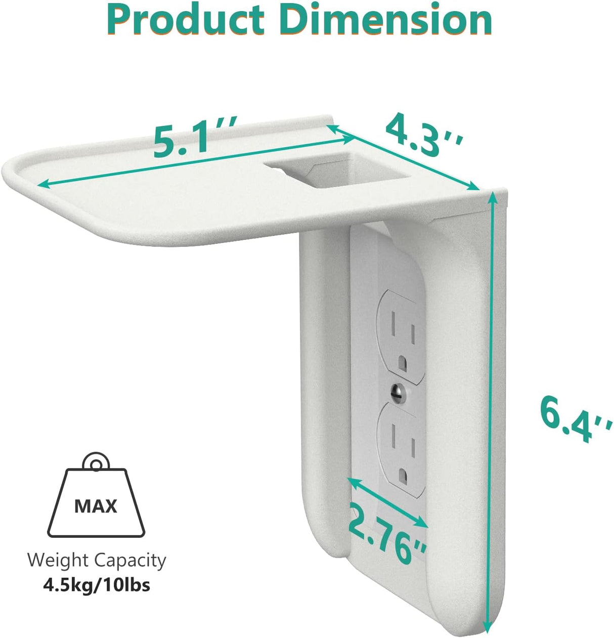 Estante de Pared WALI, Soporte Duplex, Organizador OLS001-W