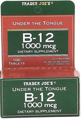 Suplemento B-12 1000 mcg Trader Joe's, 100 tabletas