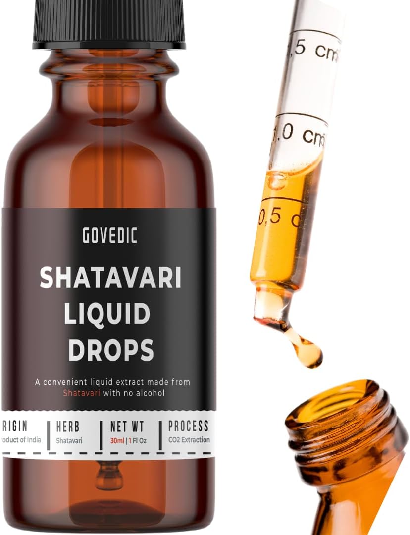 Shatavari Liquid Drops 1 Fl Oz 1.0 fl oz 60 porciones 500 mg