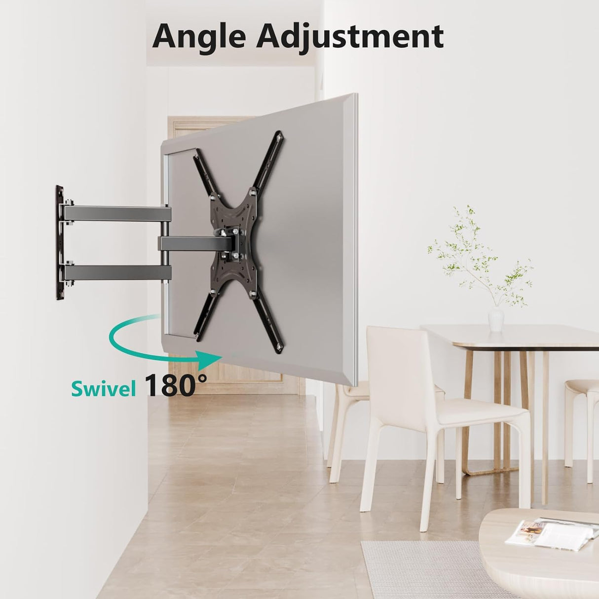 Soporte de pared giratorio para TV pantallas planas LED