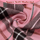 Camisa a cuadros para perros, linda camiseta polo para cachorros, ropa suave para mascotas para perros pequeños, medianos y grandes, S