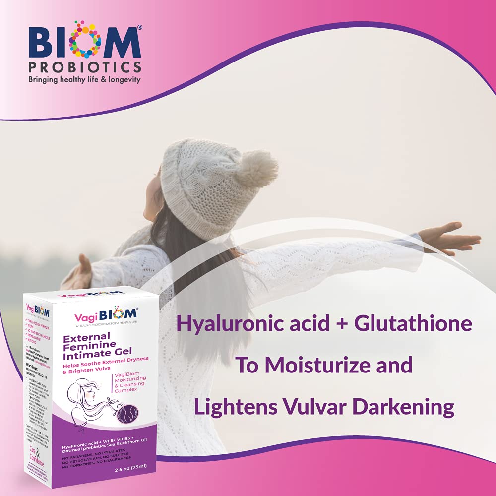 Biom Probiotics Gel externo Mantiene un pH ácido hialurónico