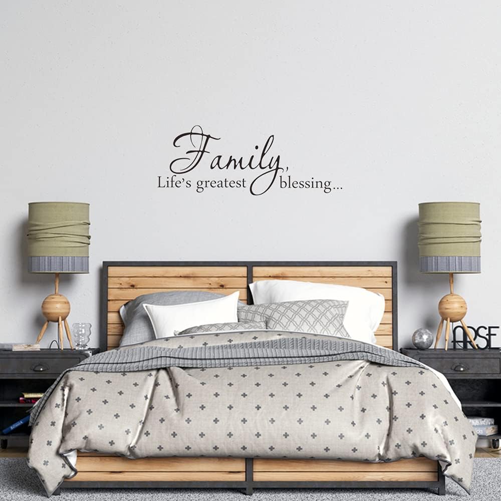 Vinilo Decorativo de Pared, Family Life, 22 x 8.3
