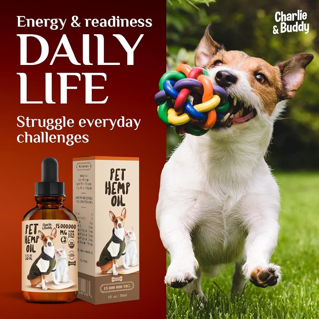 Vitaminas Aceite de cáñamo para perros y gatos
