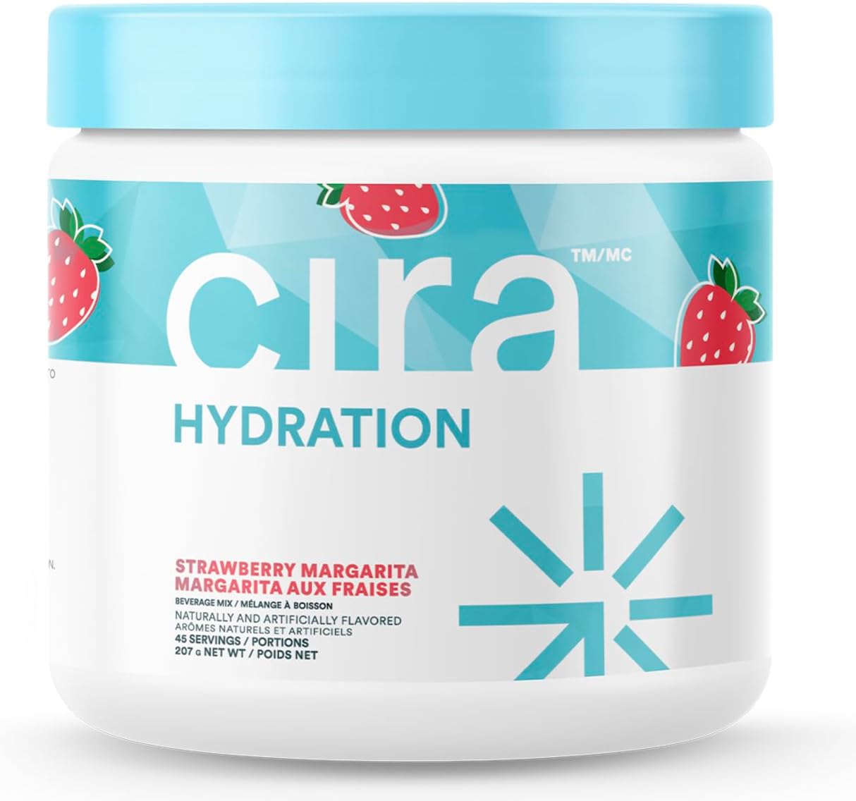 Cira Hidratación en Polvo - Electrolytes con Sal del Himalaya - 45 porciones