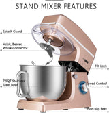 Batidora VIVOHOME 7.5 Qt, 660W, 6 Velocidades, Modelo Mixer