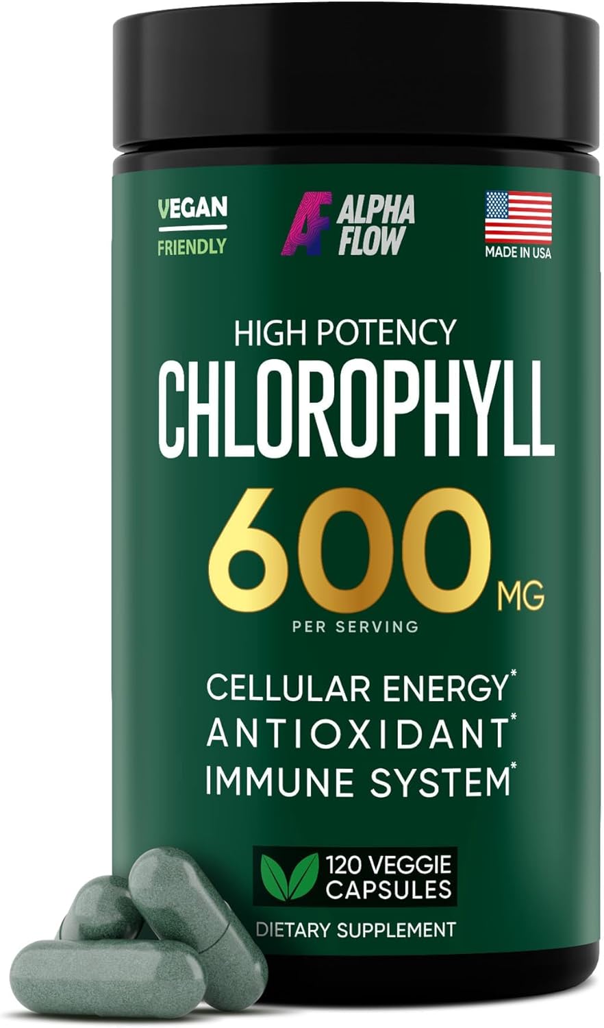 Cápsulas de Clorofila - Suplemento Natural para Energía y Piel