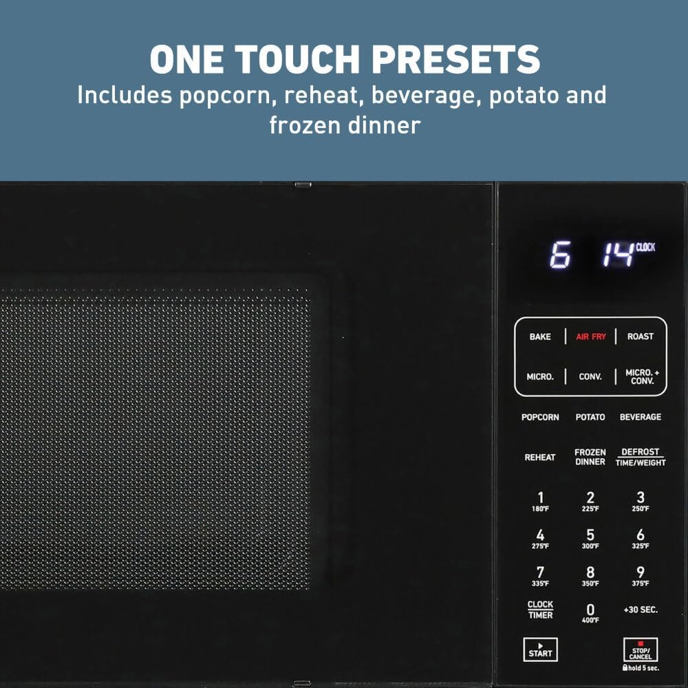 Horno de Microondas 3 en 1 West Bend WBAF130K3S con Aire Fryer