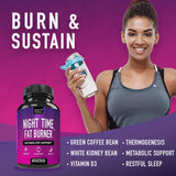 Suplementos Quemador de grasa nocturno Apoyo al metabolismo