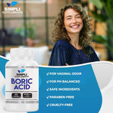 60 supositorios de ácido bórico  Tratamiento natural