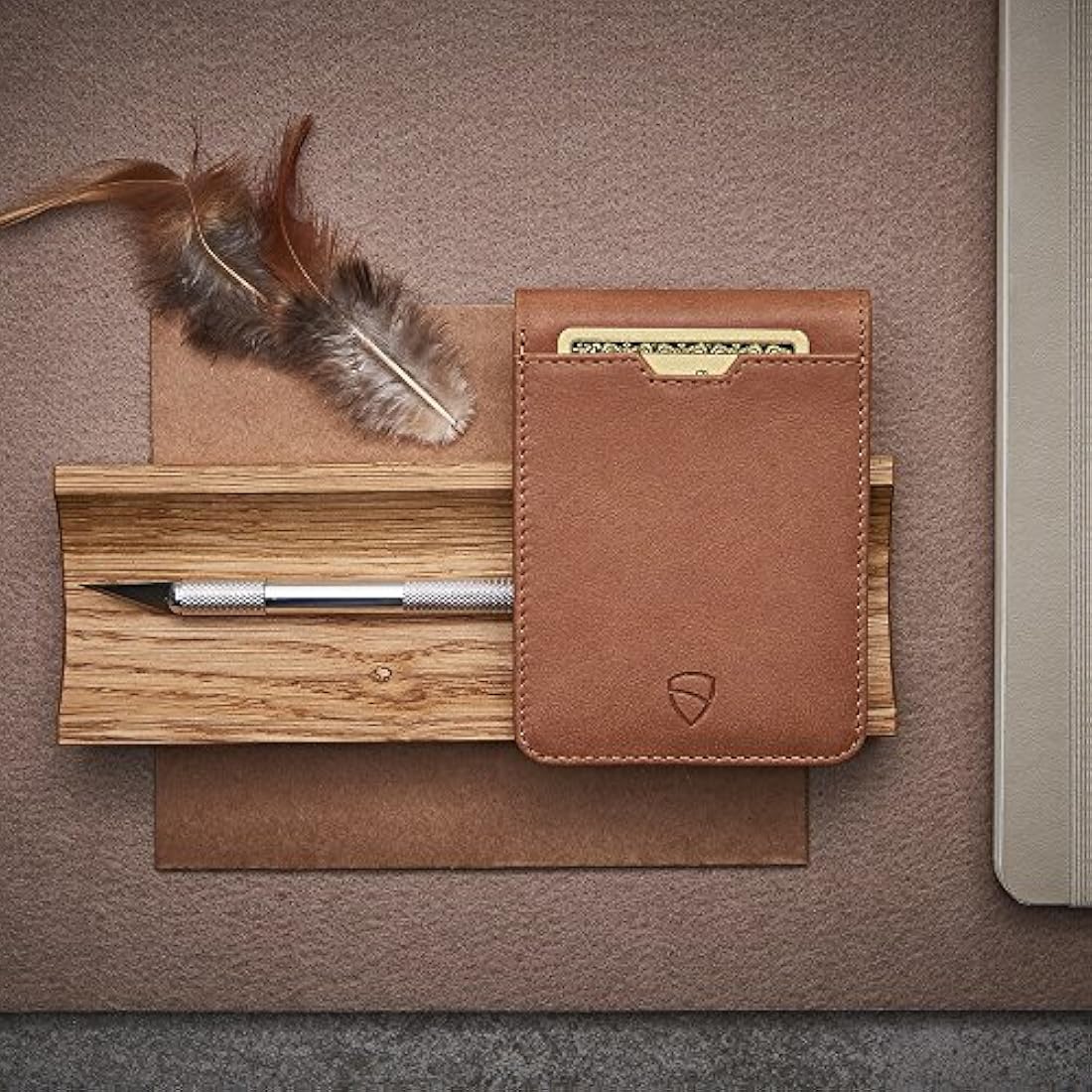 Vaultskin  Cartera fina con protección RFID para tarjetas