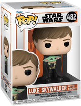 Funko Pop! Star Wars: Luke Skywalker con Grogu - The Mandalorian
