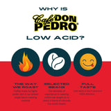 Café Don Pedro Café Decaf Americano 11.5 oz, Bajo en Ácido