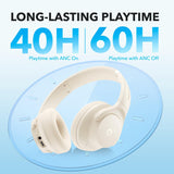 Auriculares Inalámbricos con ANC, 40H, Hi-Res Audio, Q20i