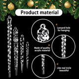 24 Pzs Adornos Cristales Árbol Navidad - Decoración Colgante