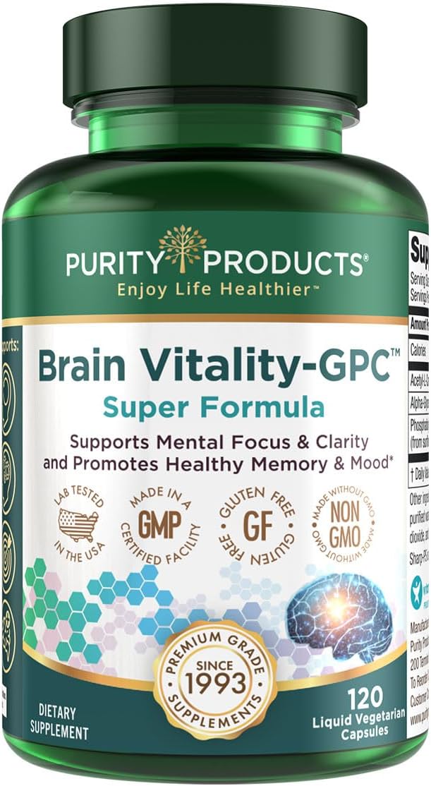 Fórmula Cerebral con Acetil L-Carnitina y Alpha GPC - 120 Caps