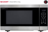 Horno Microondas SHARP SMC2266KS, 2.2 CuFt, 1200W, Turntable