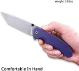 Cuchillo de bolsillo plegable Tanto D2 con G-10, 3.5