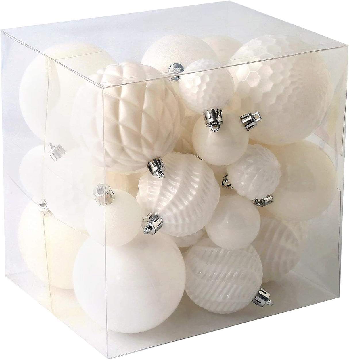 Adornos Navideños 36pcs Shatterproof - Decoración Árbol 6 Estilos