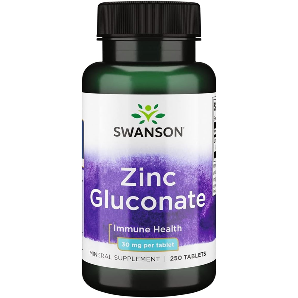 Suplementos Zinc (Gluconato) 30 miligramos 250 pestañas