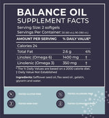 Aceites Omega 3 y 6 BodyBio - Salud Cerebral y Cardiaca 180 Softgels