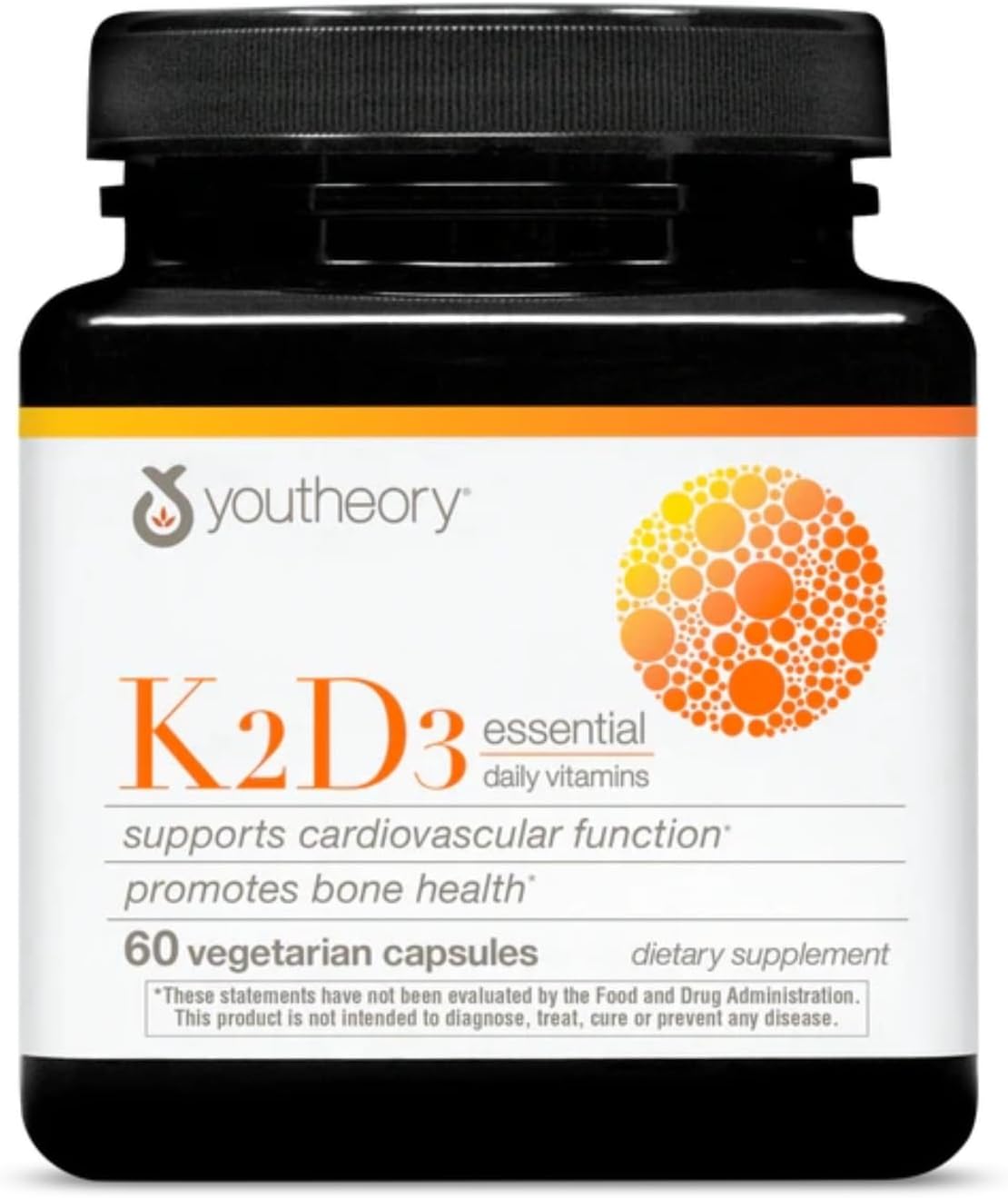 Youtheory K2D3 - Suplemento para Huesos y Corazón - 60 Cápsulas