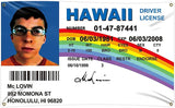 Bandera 3x5 Ft Licencia Conductor McLovin para Dormitorio y Exteriores