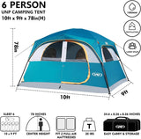 Tienda UNP: Carpa Familiar 6 Personas Impermeable 10'X9