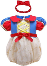 Romper Princesa Dressy Daisy para Bebé con Diadema y Accesorios