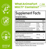 Suplemento Ashwagandha KSM-66 y Azafrán AnimaFort 30 Cápsulas