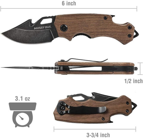 Mini Cuchillo Plegable Multiherramienta con Rompecristales