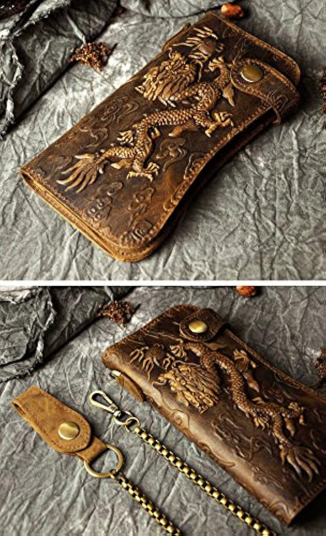 Billeteras, Cartera de piel auténtica hombre