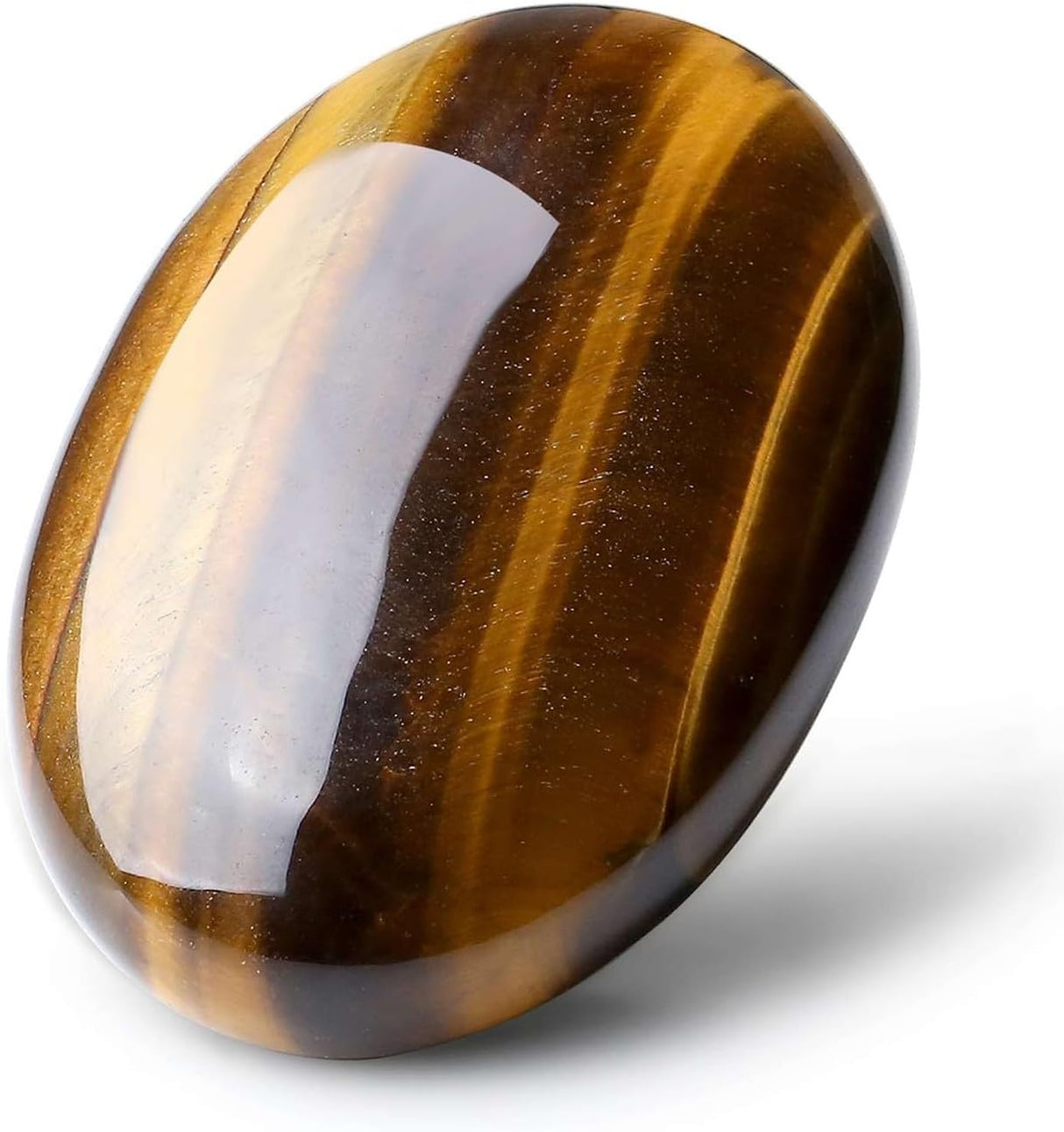 Piedra de Palma Ojo de Tigre 2.4" - Cristales Curativos