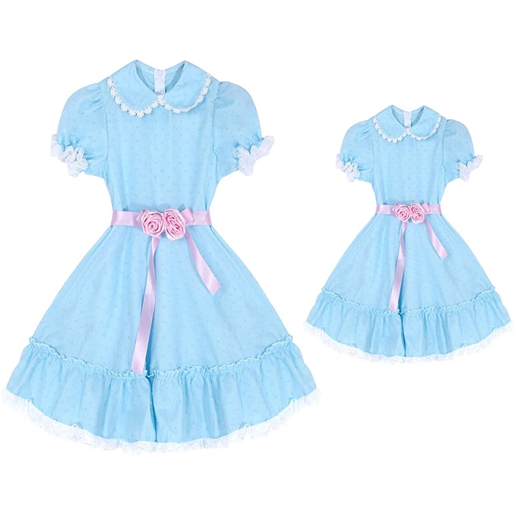 Disfraces de Vestido de gasa azul para niñas talla L