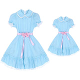 Disfraces de Vestido de gasa azul para niñas talla L