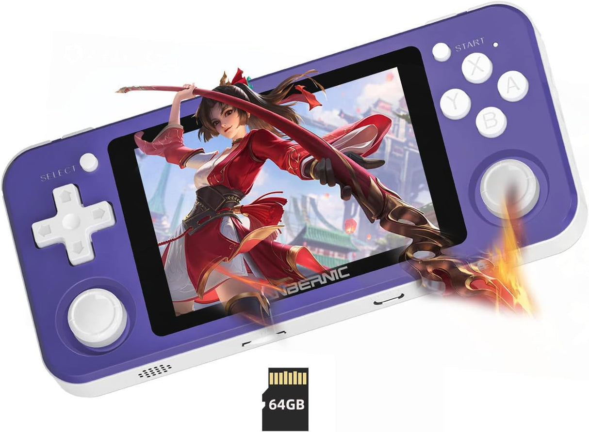 Consola de juegos portátil HAIHUANG color morado