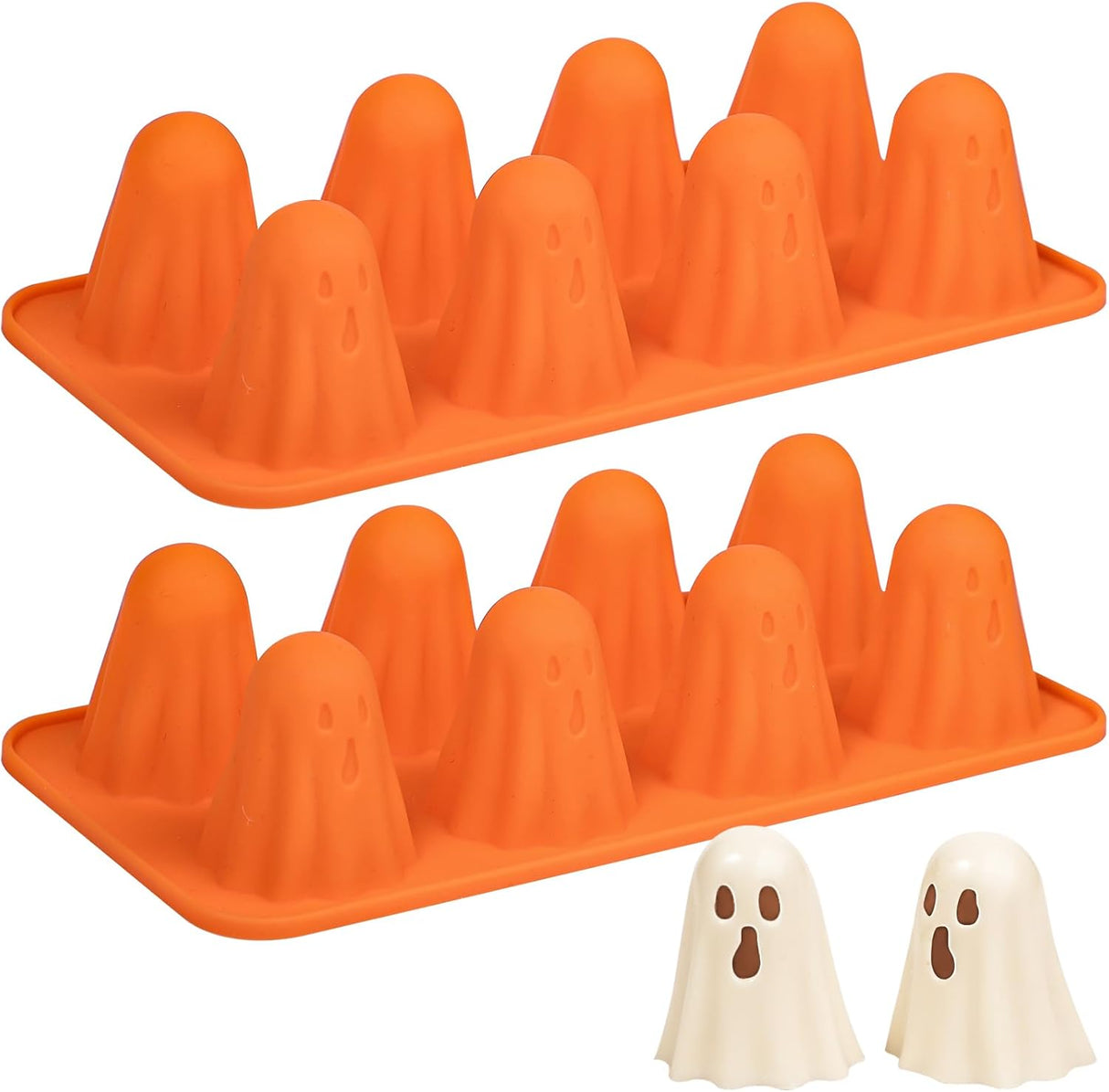 Molde de Silicona Fantasma Kamehame, 2 Pack, Halloween